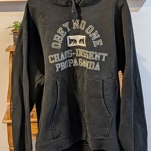 Black Obey No One Hoodie